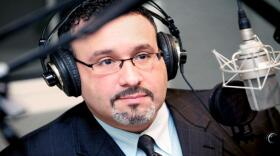 A file photo of Miguel Cardona in 2012. The state Department of Education commissioner is encouraging full in-person learning, citing low infection rates in schools, despite recent uptick in cases statewide.