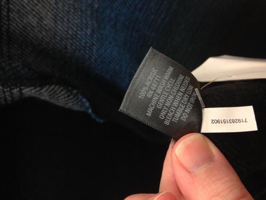 Synthetics are common in clothing [Rebecca Thiele/WMUK]