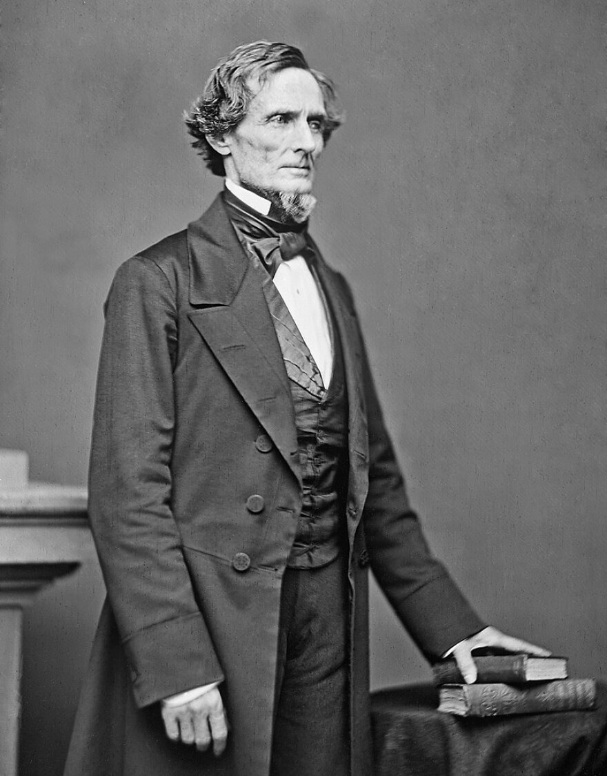 A photograph of Jefferson Davis.