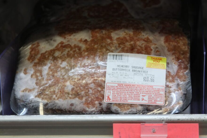 Locally sourced meat products are available at Velva Fresh Foods in McHenry County, North Dakota.