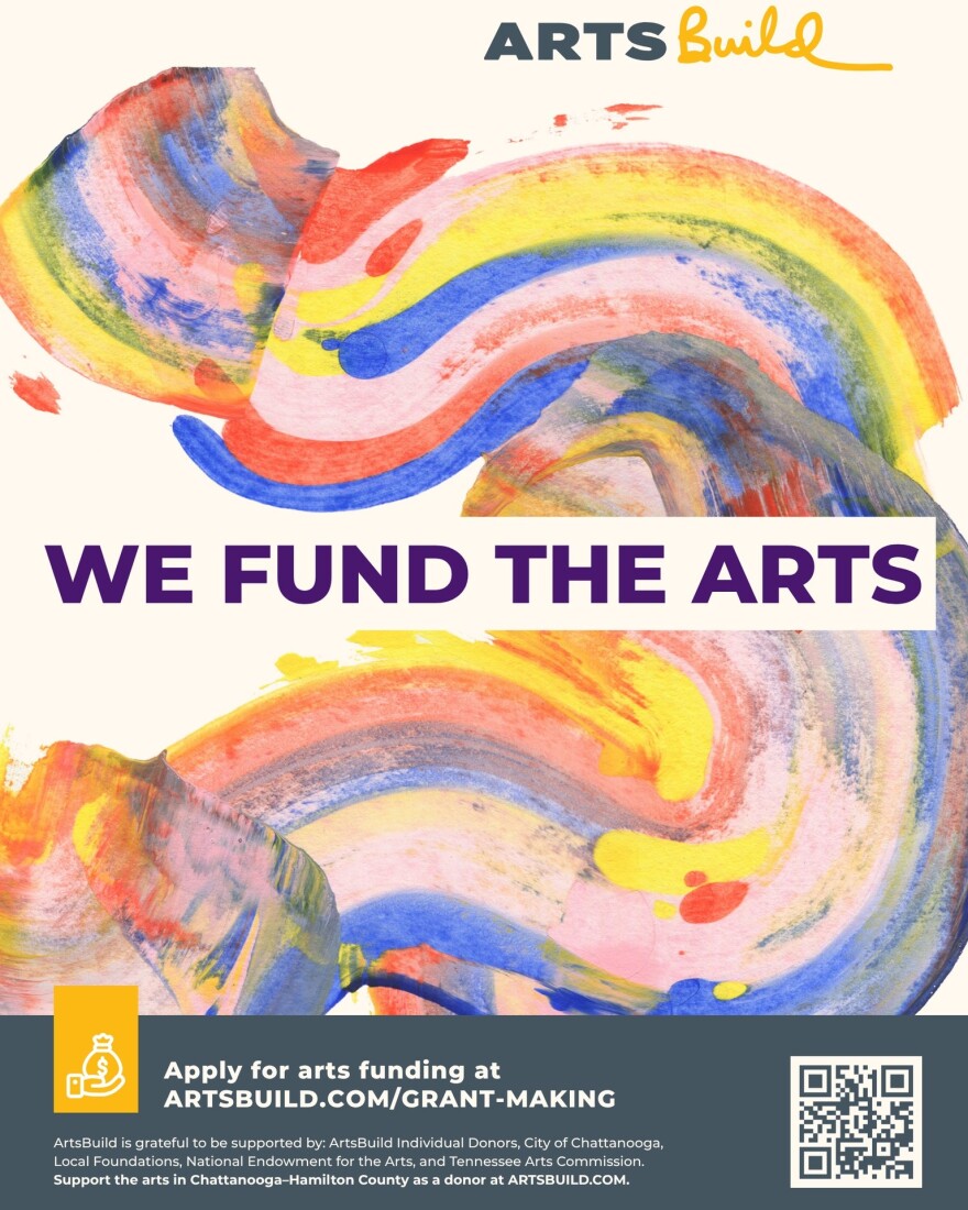 Full banner for “We Fund the Arts” at ArtsBuild.