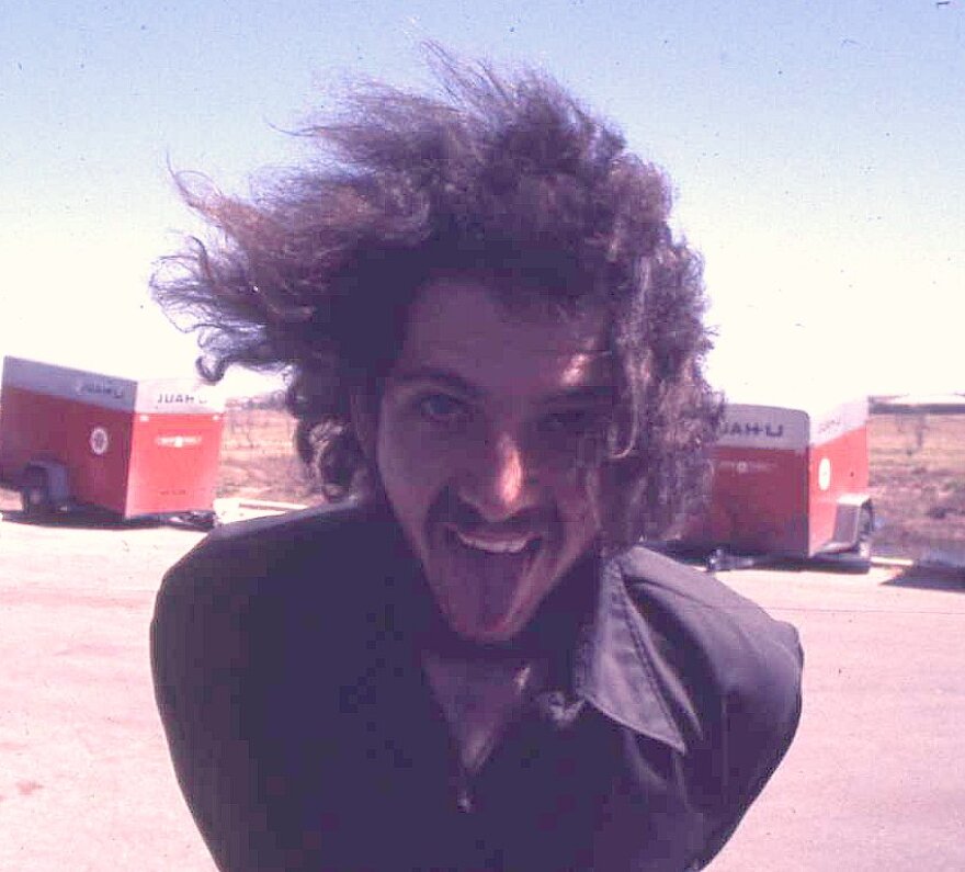 A proto-selfie of Jack Morgan, before he was TPR's Arts & Culture reporter.