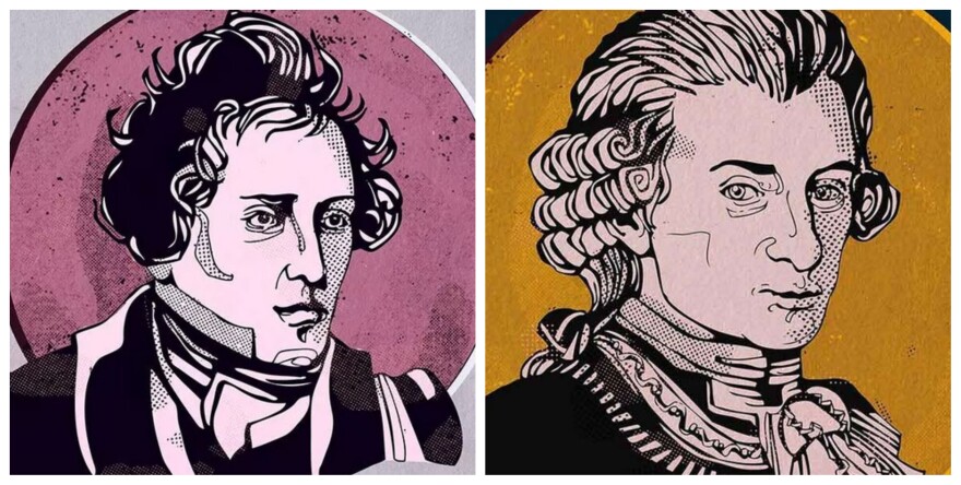 Felix Mendelssohn & W. A. Mozart