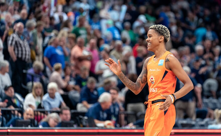 Courtney Williams of the Connecticut Sun.