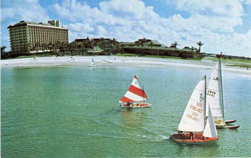 Photograph included in 'Marco on the Move' exhibition at Marco Island Historical Museum.