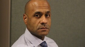 Capt. Cornelius Sims commands the Alaska State Troopers Drug Enforcement Unit. (Wesley Early/Alaska Public Media)