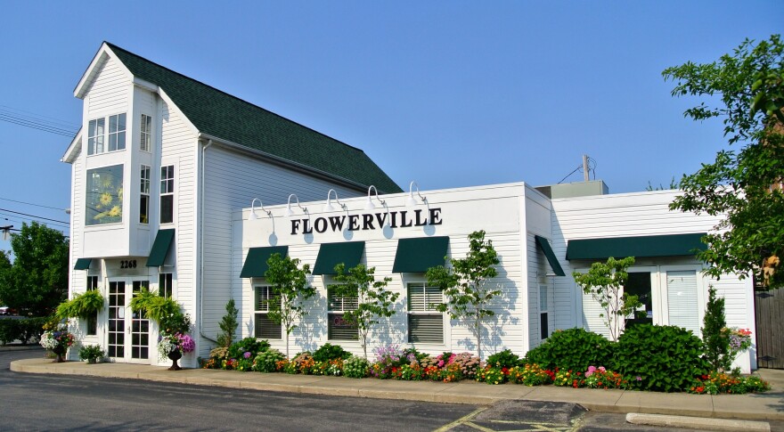 Michael Day has owned Flowerville in University Heights since 1984. [Michael Day]
