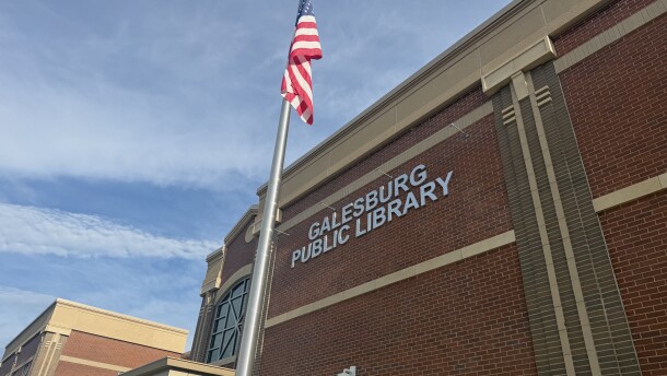 The Galesburg Public Library, shown here on Aug. 18, 2026, hired a full-time safety coordinator after moving to its new building on West Main Street in 2024.