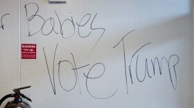 Part of the graffiti written on a white board at the Africatown Innovation Center in the Rainier Vista/Columbia City area.