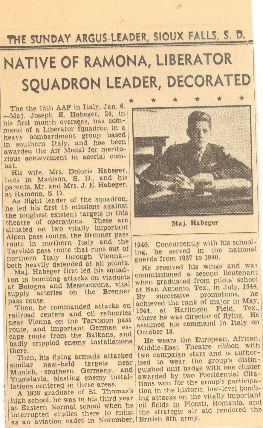 Image of newspaper article