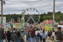 The midway at the Deerfield Fair in 2021.