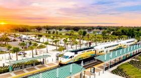 sunrail trail at meadow woods station