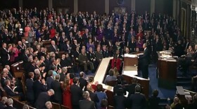 President Obama concludes his final State of the Union address on January 12, 2016.