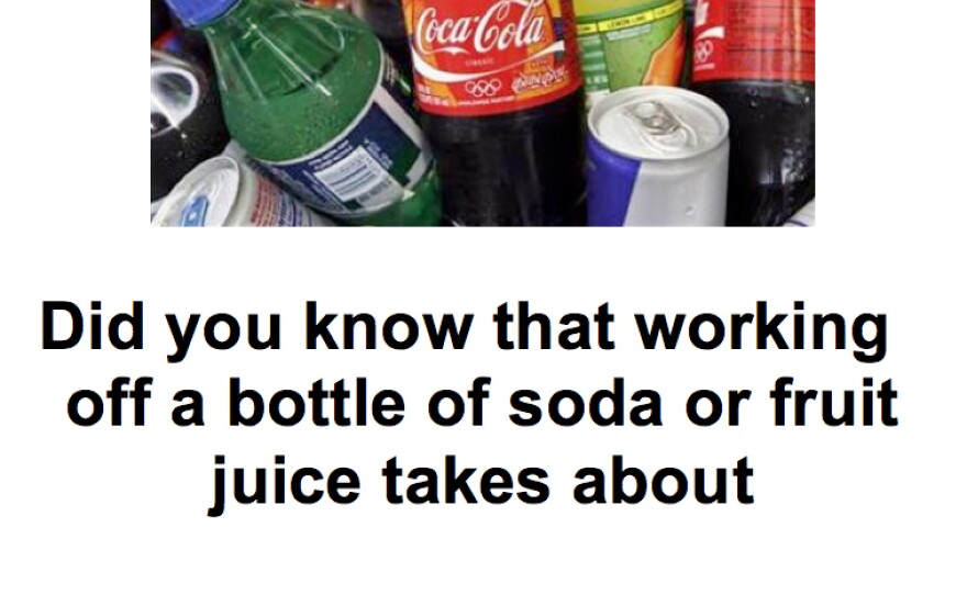 One of the posters used in the study by the Johns Hopkins Bloomberg School of Public Health.