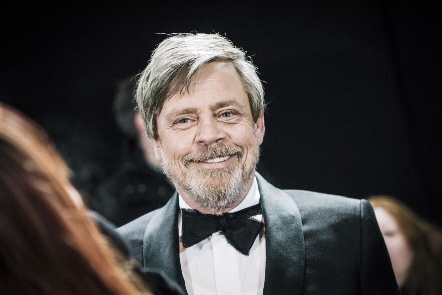 Mark Hamill is the new voice of Chucky — the murderous doll is coming back to life in a reboot of the 1988 horror classic <em>Child's Play</em>. Hamill is pictured above in London in December 2017.