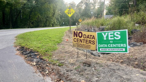 Data center signs