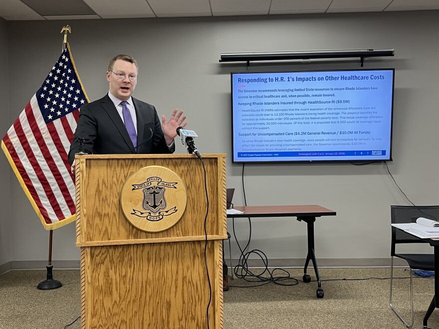 Director of the state Office of Management and Budget Brian Daniels