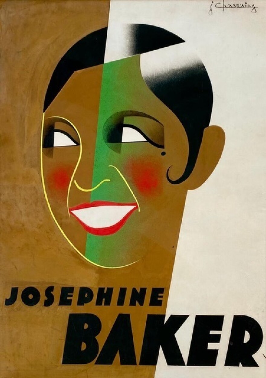 Study of the 1931 Josephine Baker poster by Jean Chassaing.