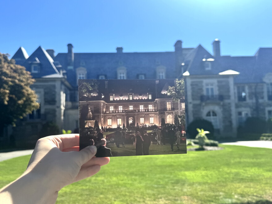 Yes, Brad Pitt was here; scenes from "Meet Joe Black" were filmed at Aldrich Mansion. ALLISON MAGNUS/OCEAN STATE MEDIA