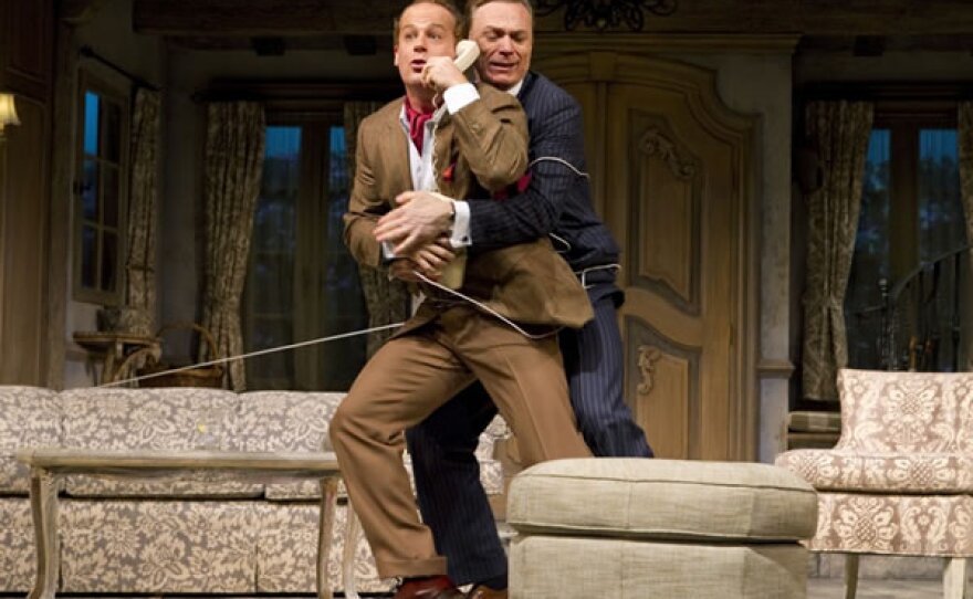 Adam James and Ben Daniels in "Don't Dress for Dinner"