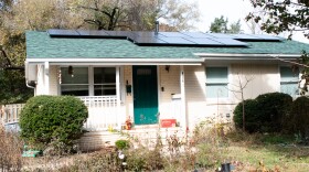Charlotte-based RENU Energy Solutions installed this 13-panel solar array on a home in east Charlotte.