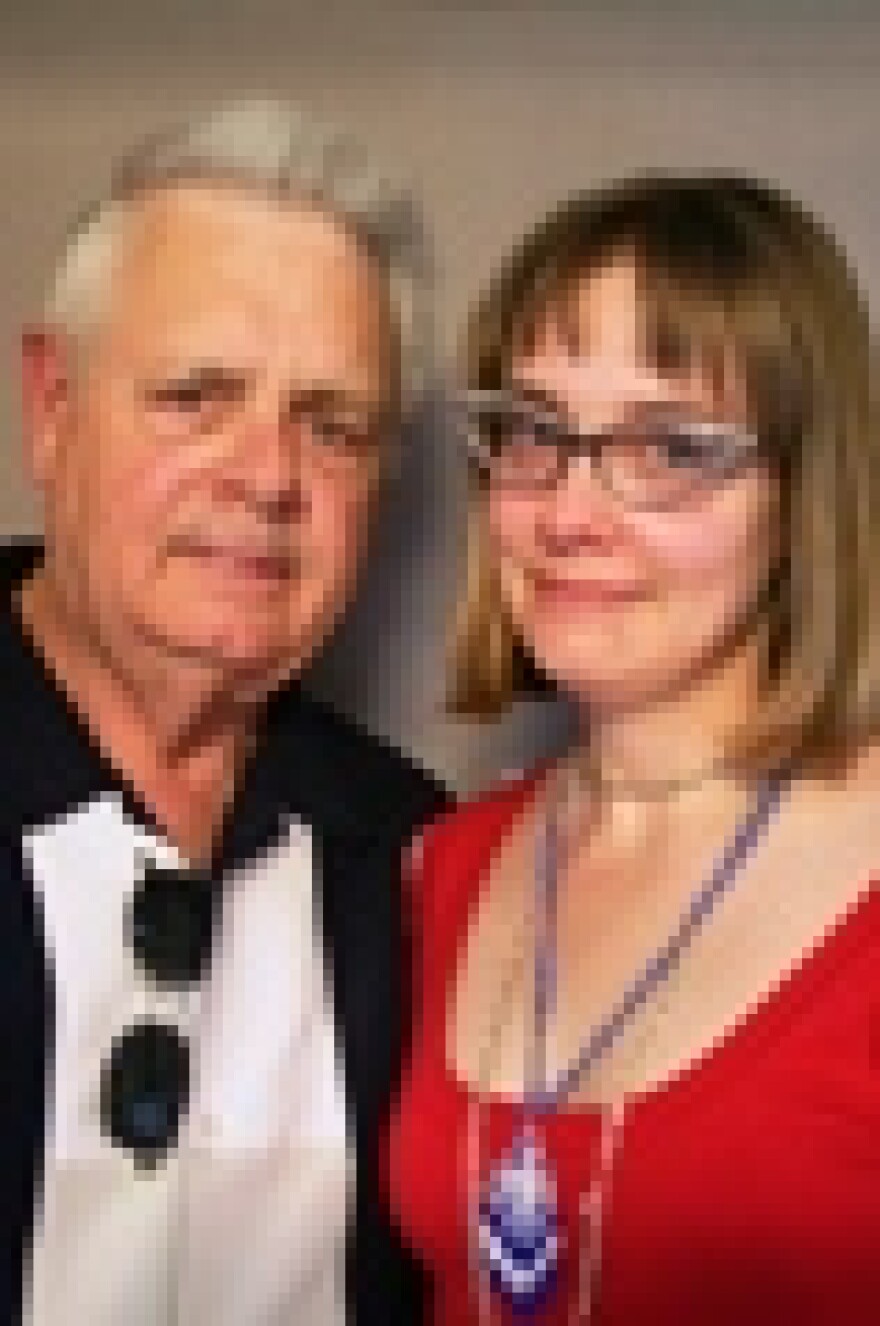 Ronald Theriot (l) and his daughter Isabelle