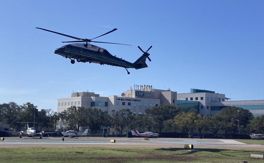 Helicopter landing