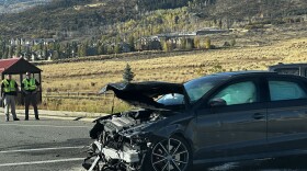 The scene of the crash.