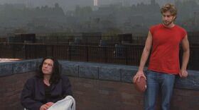 Tommy Wiseau (left) and Greg Sestero in The Room.