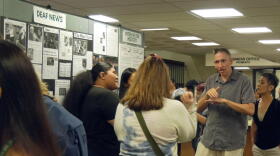 Members of Hawaiʻi’s Deaf community visit the new exhibit.