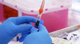 A flu vaccine is readied at the L.A. Care and Blue Shield of California Promise Health Plans' Community Resource Center in Lynwood, Calif., on Friday, Oct. 28, 2022.