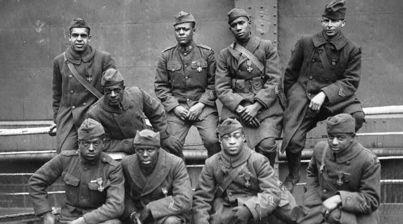 The 369th Infantry Regiment served on the front lines for 191 days during World War I, longer than any other American unit. In that time, the Soldiers of the regiment, known as the "Harlem Hellfighters," never gave up any ground it captured.