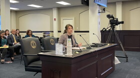 Richmond State Representative Deanna Frazier Gordon presents the blood thinner testing bill