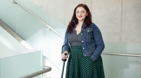 Eliza Brader of Bloomington, Indiana, has a pacemaker, a painful joint disease, and fused vertebrae in her neck, which prevents her from turning her head. Indiana’s Medicaid agency currently considers Brader “medically frail,” giving her access to an expanded set of benefits.