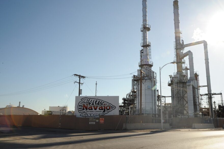 An undated photo of the Navajo refinery in Artesia, which had an explosion and fires on Oct. 31, 2025. (Courtesy The Center for Land Use Interpretation)