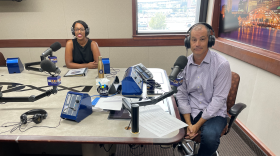 State Sen. Samra Brouk, left, and host Evan Dawson on "Connections with Evan Dawson" on Wednesday, July 24, 2024.