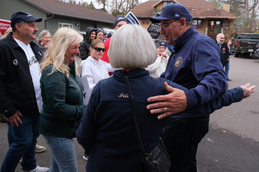 Wisconsin Republican Gubernatorial Candidate Tom Tiffany and other Republicans on the ballot make a stop in Rhinelander on Thursday, October 29, 2026 to encourage people to get out and vote.