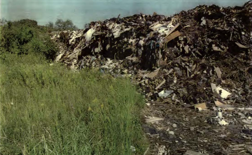 The illegal landfill known as the Deepwood dump.