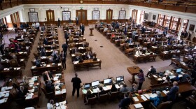 The floor of the house on April 11, 2019.