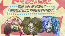 Three faces on a flyer saying "The Last Debate"
