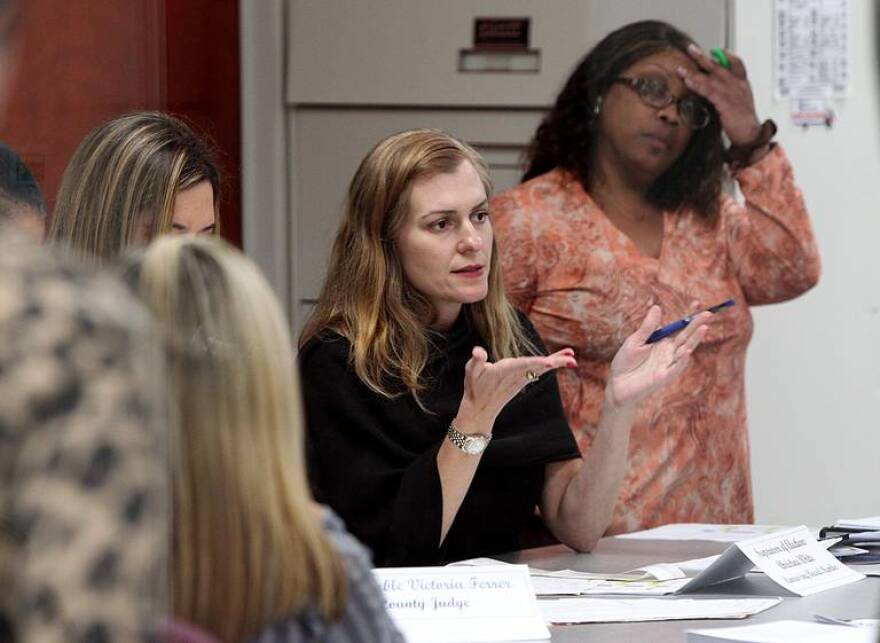 Christina White is the Miami Dade County Elections Supervisor. She is pictured here during the recount following the 2018 midterm elections.