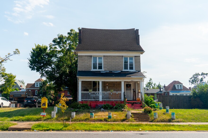 Emma and Rahu Stroud’s home in St. Louis’ Academy neighborhood on Wednesday, Sept. 10, 2025.
