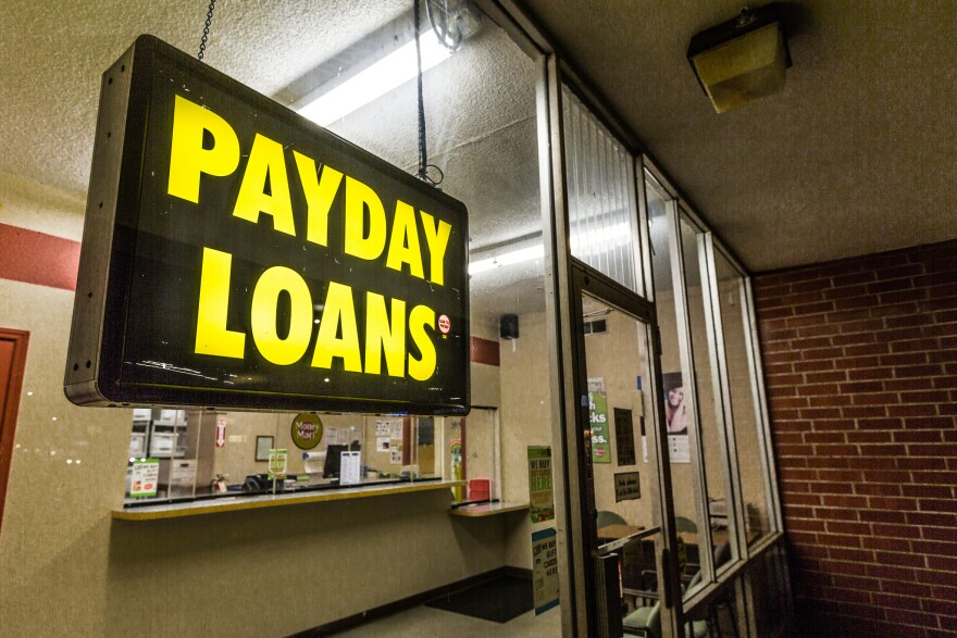 payday lending sign