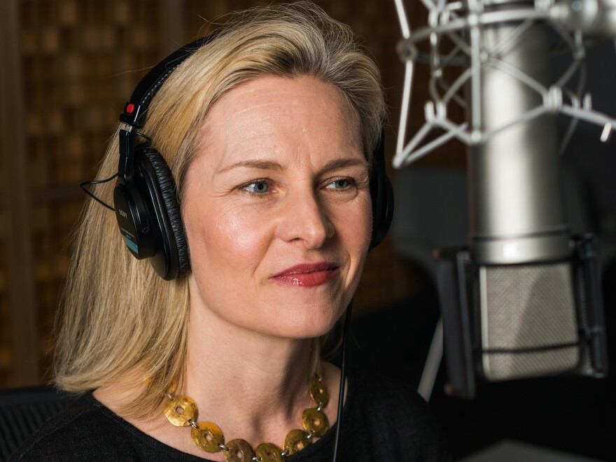 Mary Louise Kelly at the NPR Headquarters in Washington. Eric Lee/NPR.