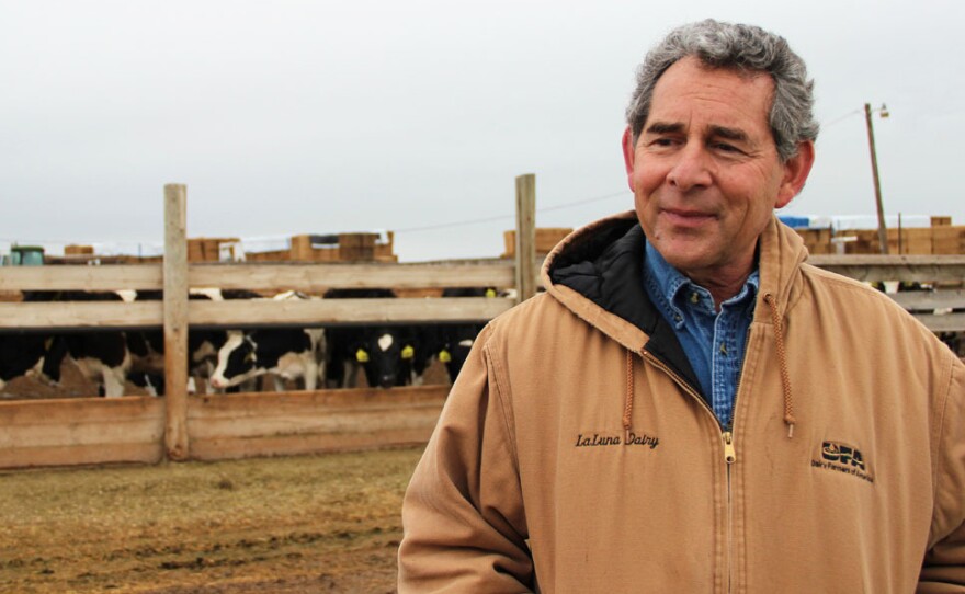 Jon Slutsky and around 50 other farmers signed up for a voluntary program where they get an alert when the winds are blowing the wrong way and a system is likely to move in and rain nitrogen down on the park.