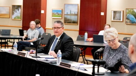 Board Chair Brian Shellem presides over the Oklahoma Statewide Charter School Board at its Oct. 12 meeting.