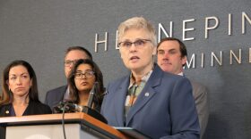 Hennepin County Attorney Mary Moriarty announces the federal government has turned over evidence in the killings of Renee Good and Alex Pretti by immigration agents during a news conference on July 13, 2026.