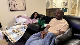 Donna Wilson and her partner Greg Fletcher have been together for 11 years. She said having his support during her journey with breast cancer has helped a lot.