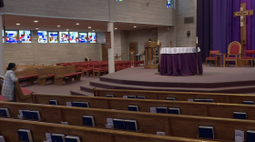 The inside of the St. Paul Catholic Center in Bloomington