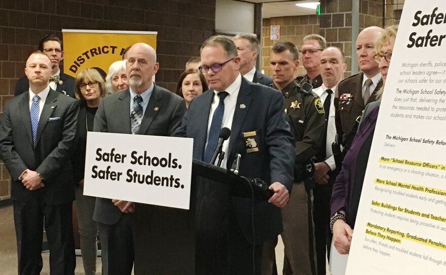 Holt school/law enforcement news conference